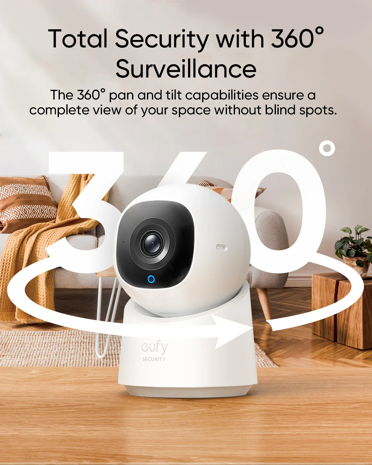 Anker eufy Security Indoor Camera C220 with 2K Clarity, 360 - Image 8
