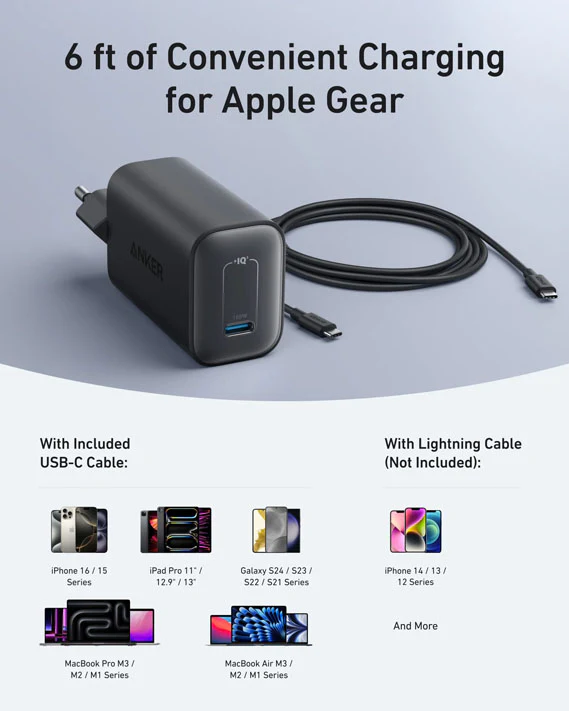 Anker Nano Charger (100W) with USB-C Cable - Image 4
