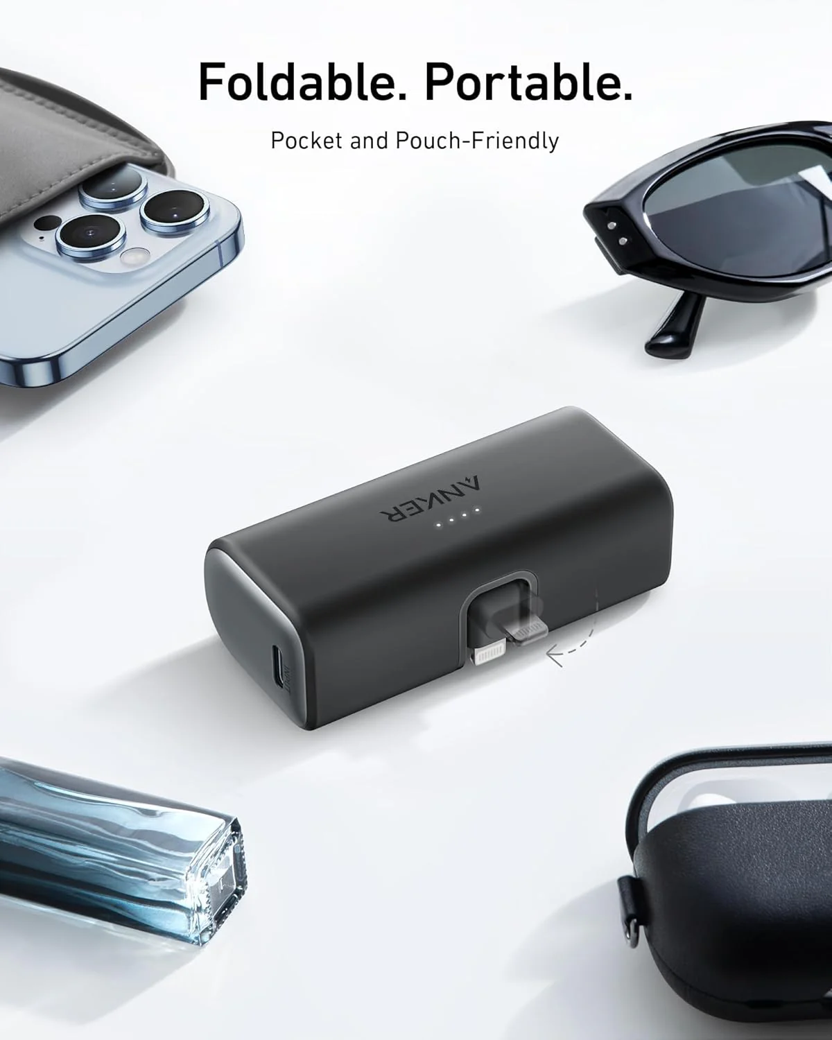 Anker Nano Powerbank 5,000mah 12w, Built-in Lightning Connector for iPhone, MFi Certified - Image 3