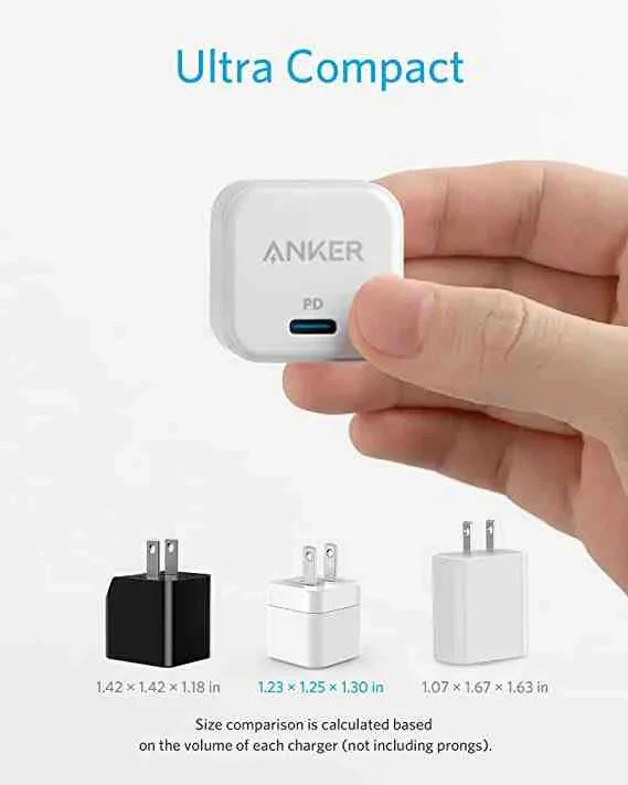 Anker PowerPort III 20W Cube PD- White US Plug - Image 3