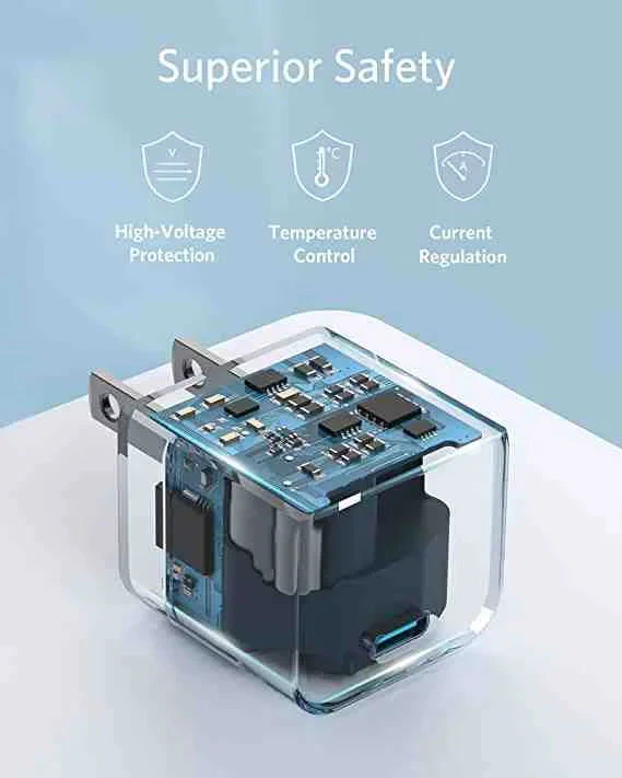Anker PowerPort III 20W Cube PD- White US Plug - Image 5