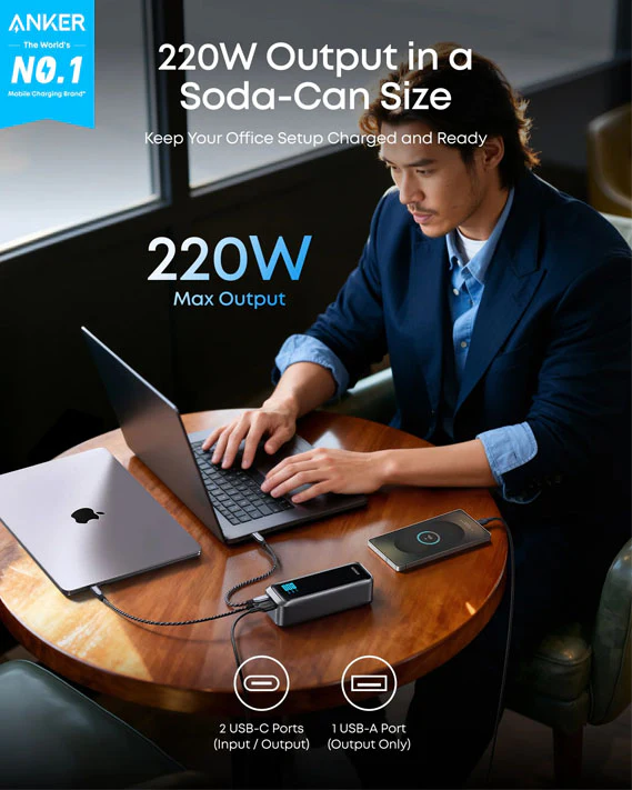 Anker Prime Power Bank (20K, 220W) - Image 2