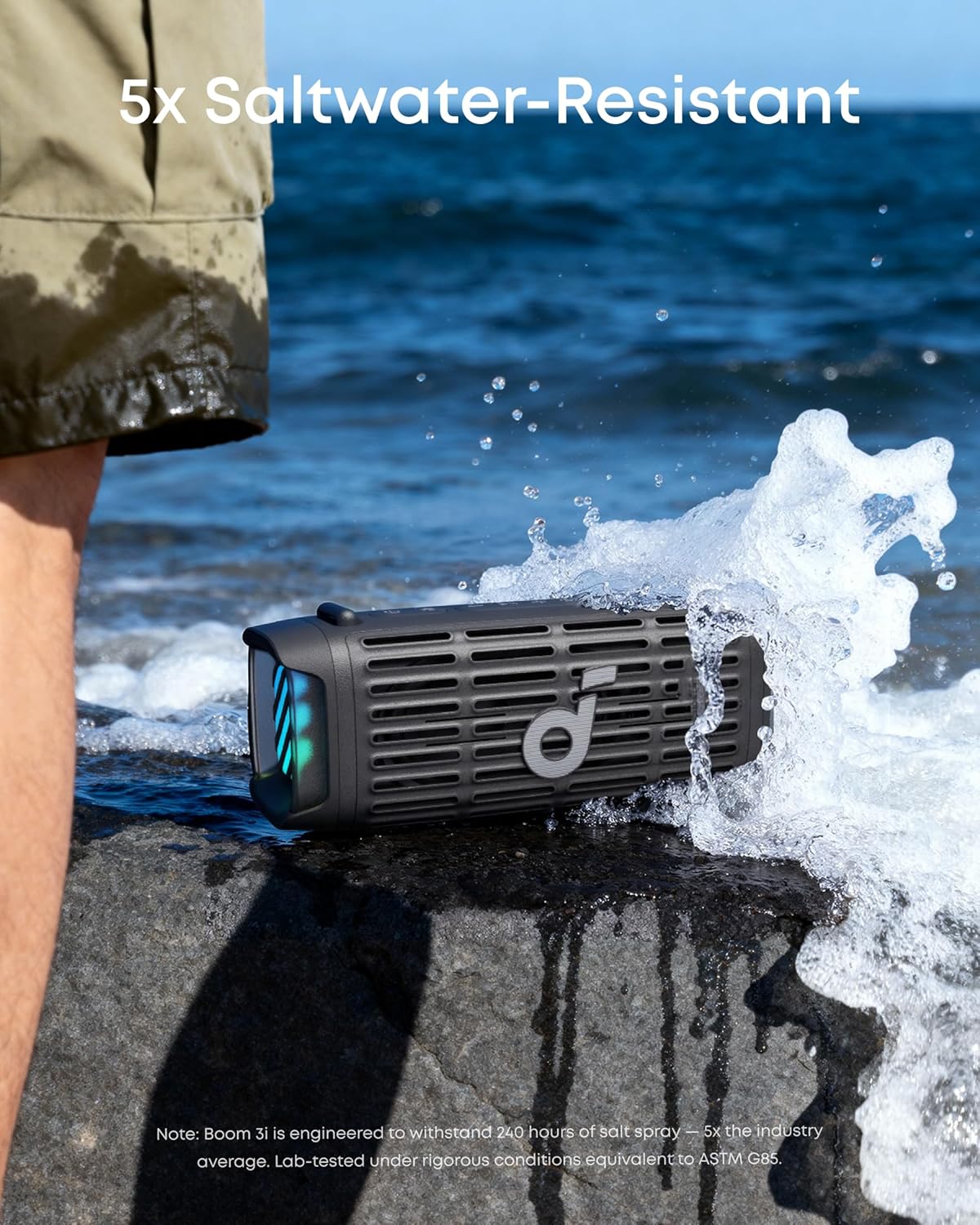 Anker Soundcore Boom 3i Portable Rugged Outdoor Speaker - Image 4