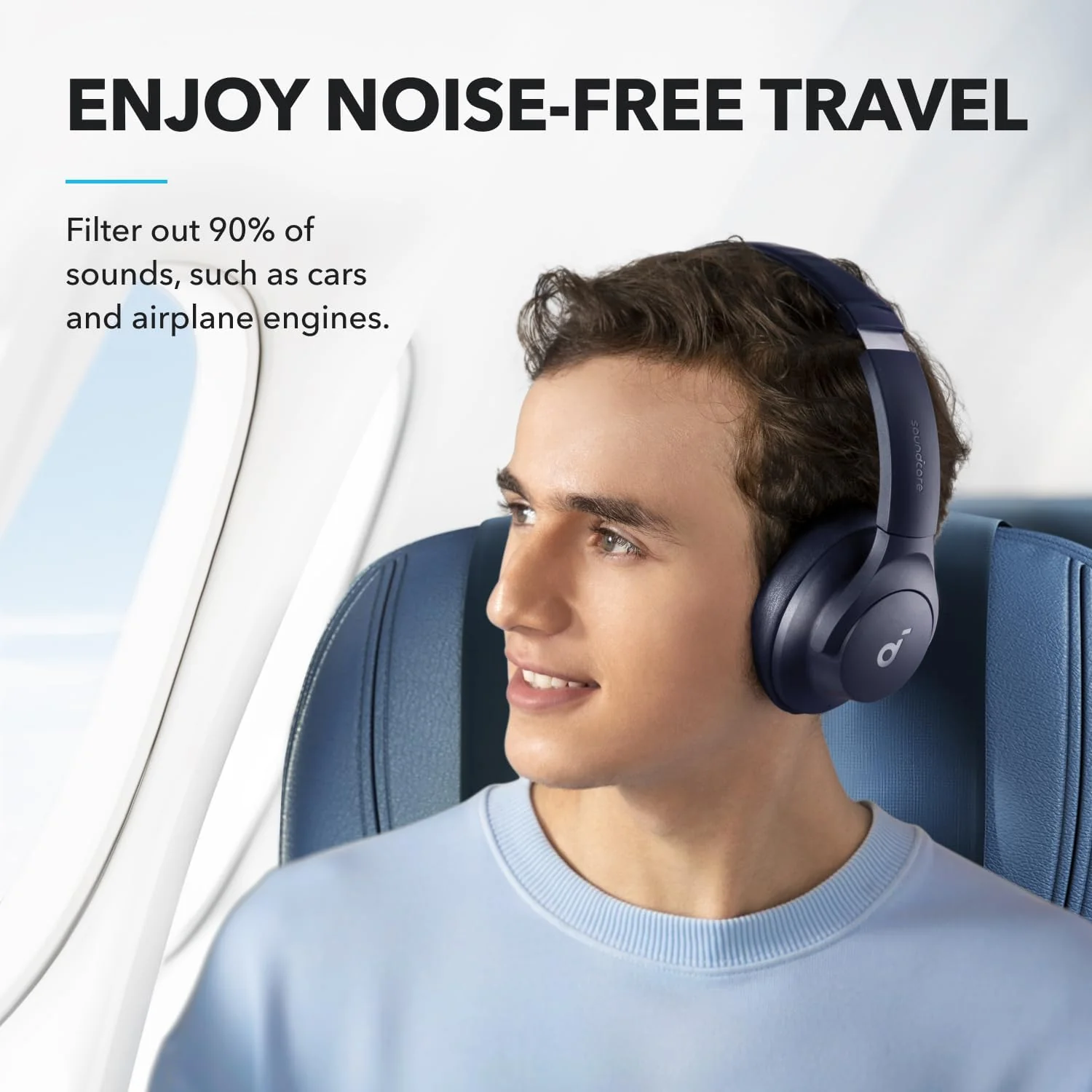 Anker Soundcore Q20i Hybrid Active Noise Cancelling Headphones - Image 14