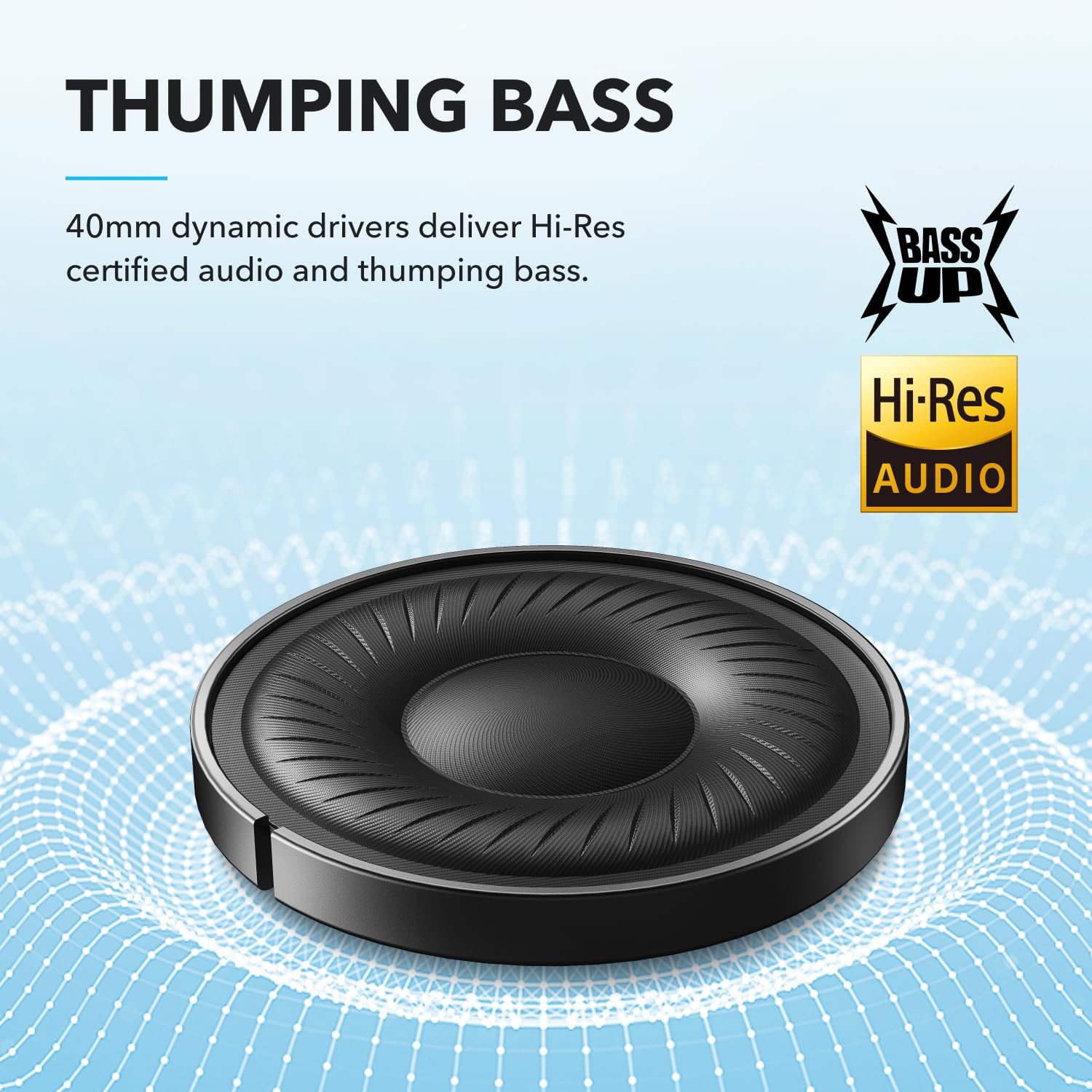 Anker Soundcore Q20i Hybrid Active Noise Cancelling Headphones - Image 7