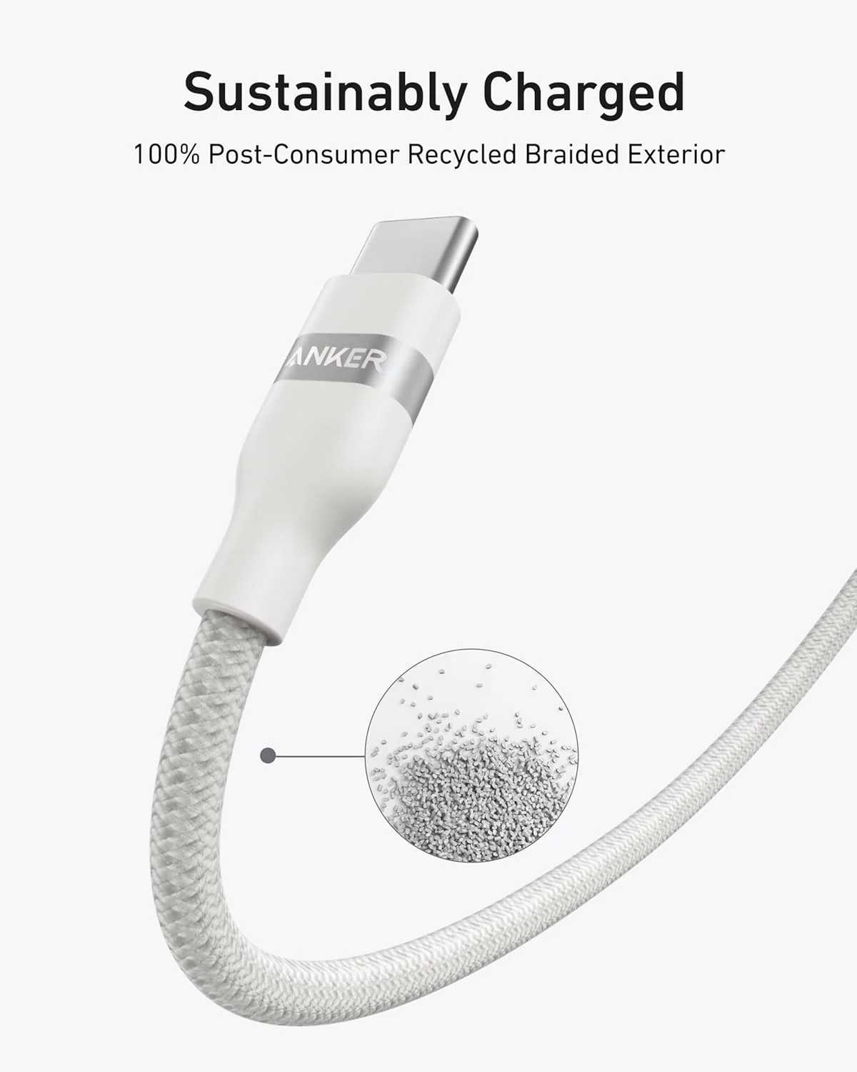 Anker USB-C to USB-C Cable (3 ft / 6 ft, 240W, Upcycled-Braided) - Image 13