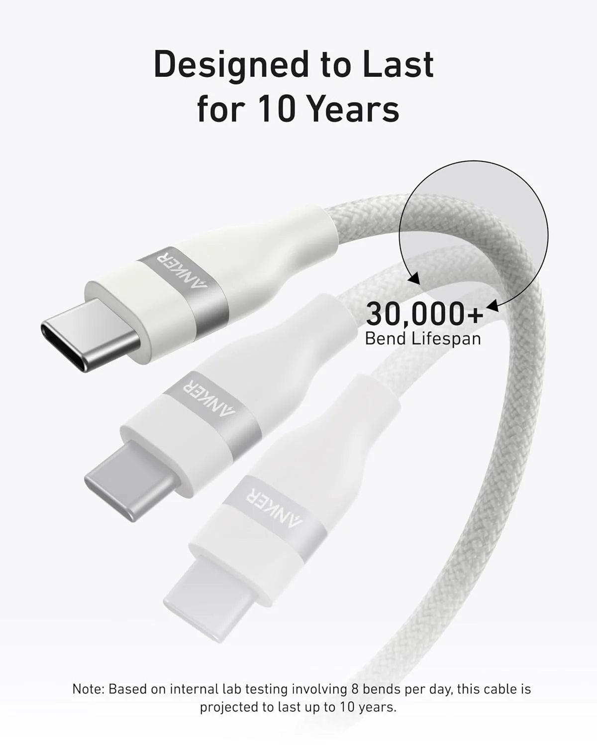 Anker USB-C to USB-C Cable (3 ft / 6 ft, 240W, Upcycled-Braided) - Image 14
