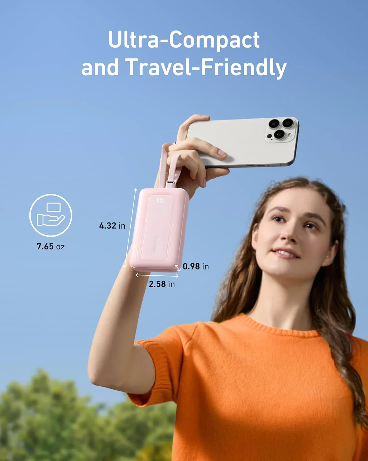 Anker Zolo Power Bank 10K Dual Built-In USB-C Cable - Image 8