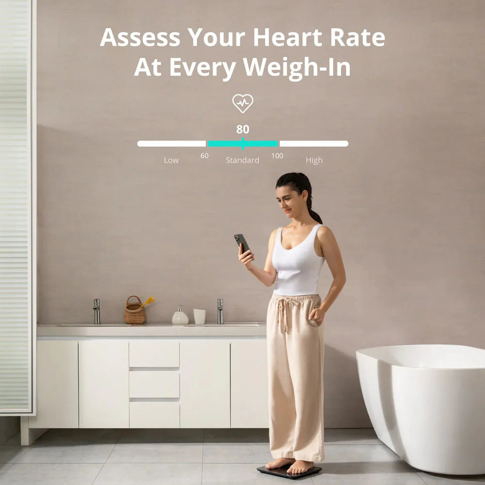 Eufy Smart Scale P2 Pro, Wi‑Fi + Bluetooth Smart Scale with 16 Biometric Metrics - Image 4